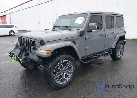 2022 Jeep Wrangler 4Xe Unlimited High Altitude 4X4 from USA, damaged, VIN 1C4JJXP6XNW106643